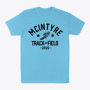 Mcintyre Elementary School Track and Field Classic Dad T-Shirt