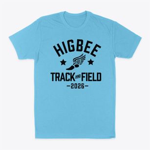 Higbee School Track and Field Classic Dad T-Shirt