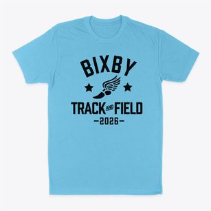 Bixby School Track and Field Classic Dad T-Shirt
