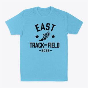East High School Track and Field Classic Dad T-Shirt
