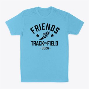 Friends Academy Track and Field Classic Dad T-Shirt