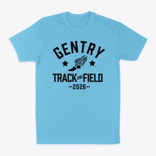 Gentry Primary School Track and Field Classic Dad T-Shirt