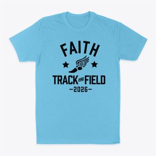 Faith Christian School Track and Field Classic Dad T-Shirt