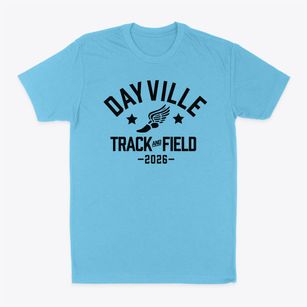 Dayville School District Track and Field Classic Dad T-Shirt