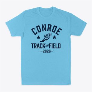 Conroe High School Track and Field Classic Dad T-Shirt
