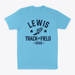 Lewis Elementary School Track and Field Classic Dad T-Shirt
