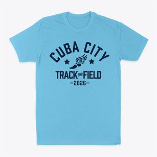 Cuba City Elementary School Track and Field Classic Dad T-Shirt