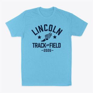 Lincoln School Track and Field Classic Dad T-Shirt