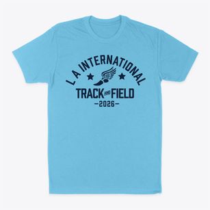 L A International Christian School Track and Field Classic Dad T-Shirt
