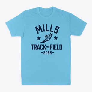 Mills Elementary School Track and Field Classic Dad T-Shirt