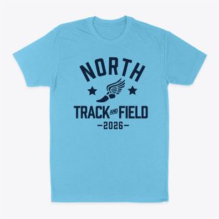 North Middle School Track and Field Classic Dad T-Shirt