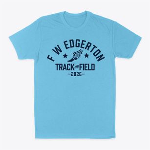 F W Edgerton Elementary School Track and Field Classic Dad T-Shirt