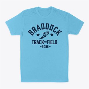 Braddock High School Track and Field Classic Dad T-Shirt