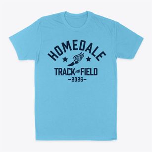 Homedale Middle School Track and Field Classic Dad T-Shirt