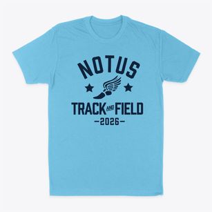 Notus School Track and Field Classic Dad T-Shirt