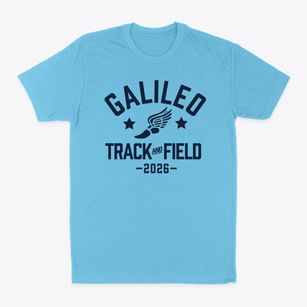 Galileo Scholastic Academy Track and Field Classic Dad T-Shirt