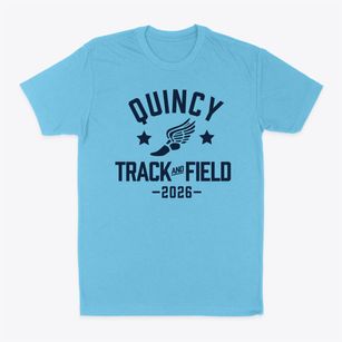 Quincy Area Vocational Technical School Track and Field Classic Dad T-Shirt