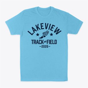 Lakeview Elementary School Track and Field Classic Dad T-Shirt
