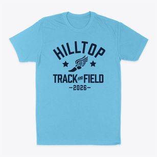 Hilltop School Track and Field Classic Dad T-Shirt