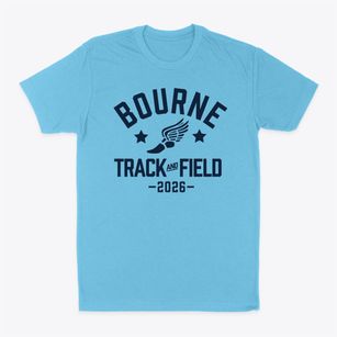 Bourne Middle School Track and Field Classic Dad T-Shirt