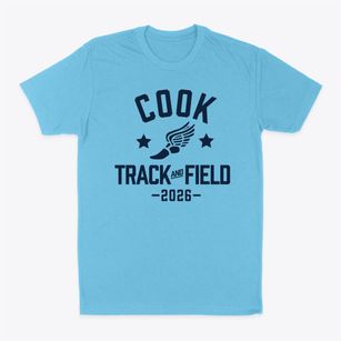 Cook Elementary School Track and Field Classic Dad T-Shirt