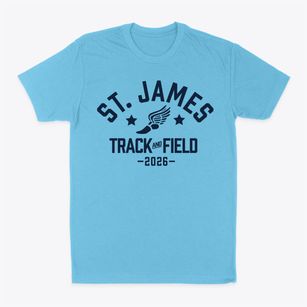 Saint James School Track and Field Classic Dad T-Shirt