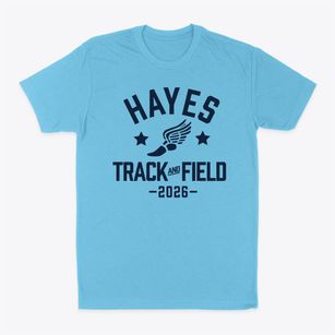 Hayes Elementary School Track and Field Classic Dad T-Shirt