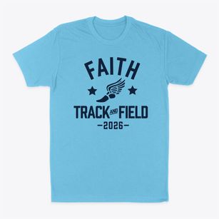 Faith Christian Elementary School Track and Field Classic Dad T-Shirt