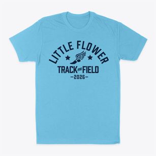 Little Flower School Track and Field Classic Dad T-Shirt