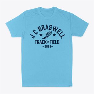 J C Braswell Elementary School Track and Field Classic Dad T-Shirt