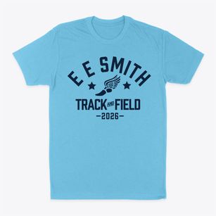 E E Smith Middle School Track and Field Classic Dad T-Shirt