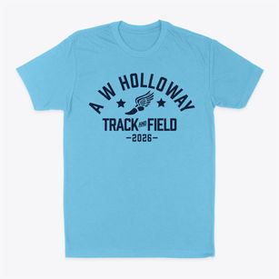 A W Holloway Elementary School Track and Field Classic Dad T-Shirt
