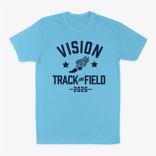 Vision Baptist Christian School Track and Field Classic Dad T-Shirt