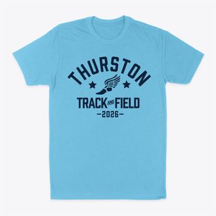 Thurston Middle School Track and Field Classic Dad T-Shirt