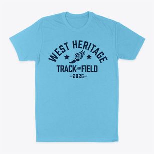 West Heritage School Track and Field Classic Dad T-Shirt