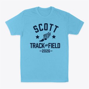 Scott Elementary School Track and Field Classic Dad T-Shirt