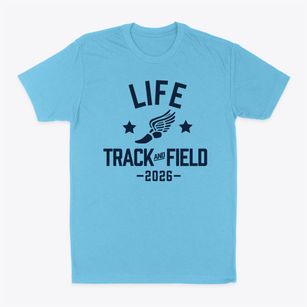 Life Christian Academy Track and Field Classic Dad T-Shirt