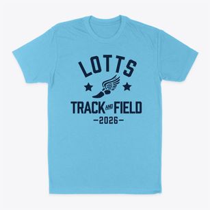 Lotts Elementary School Track and Field Classic Dad T-Shirt