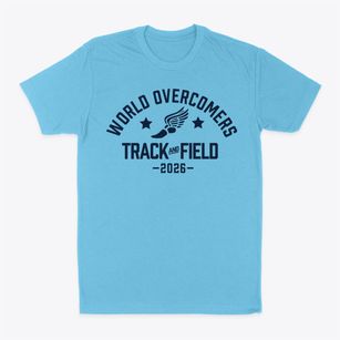 World Overcomers Academy Track and Field Classic Dad T-Shirt