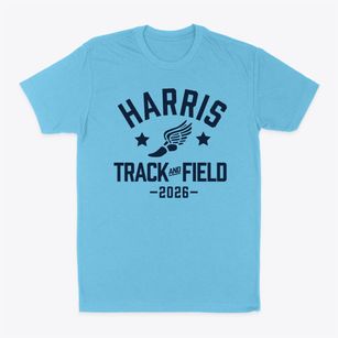 Harris Middle School Track and Field Classic Dad T-Shirt
