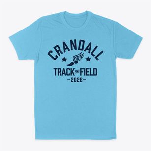 Crandall Middle School Track and Field Classic Dad T-Shirt