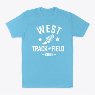 West School Track and Field Classic Dad T-Shirt