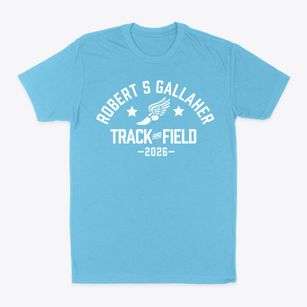 Robert S Gallaher Elementary School Track and Field Classic Dad T-Shirt