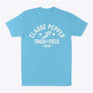 Claude Pepper Elementary School Track and Field Classic Dad T-Shirt