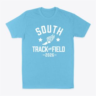 South Middle School Track and Field Classic Dad T-Shirt