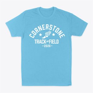 Cornerstone Christian Academy Track and Field Classic Dad T-Shirt