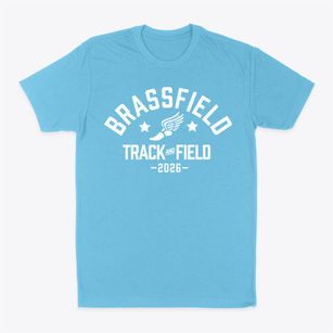Brassfield Elementary School Track and Field Classic Dad T-Shirt