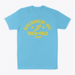 Government Hill Elementary School Track and Field Classic Dad T-Shirt