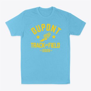 Dupont Elementary School Track and Field Classic Dad T-Shirt