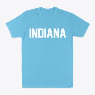  Indiana Block Letter Classic Dad T-Shirt